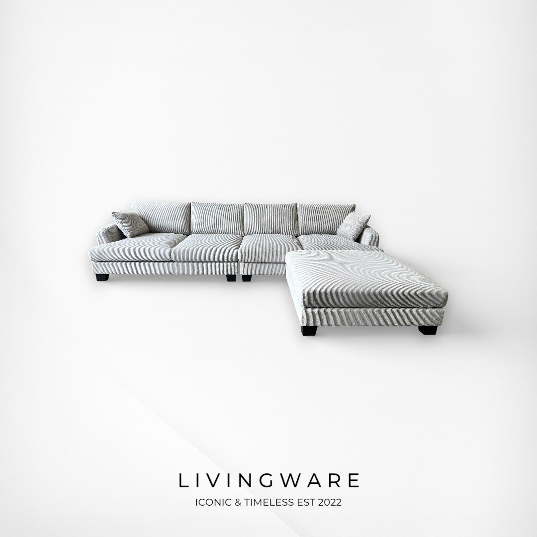 livingware furniture ocean right chaise 5seater sofa melbourne